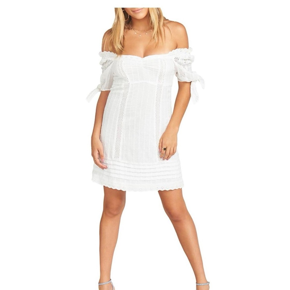 Show Me Your MuMu White Mini Dress